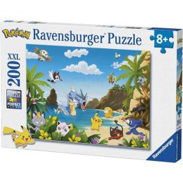 Ravensburger Rompecabezas infantil Pokémon ¡Atrápalos a todos! 200 Piezas Colección Juegos de Mesa para Niños y Niñas Mayores de 8 Años
