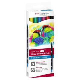 Rotulador Tombow Doble Punta Pincel Colores Primarios Estuche De 6 Precio: 19.49999942. SKU: B12ATDKS2D