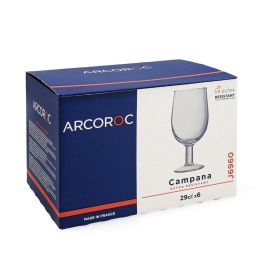 Arcoroc Caja 6 Copas de Cerveza Campana Vidrio Templado 29 cL - Extra Resistente, Apto Lavavajillas y Microondas, Fabricado en Francia