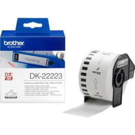 Etiqueta Brother Dk22223 Cinta Papel Continuo Adhesiva Removible Blanca 50 mm X 30,48 Mt Precio: 16.50000044. SKU: B12L5FJGT6