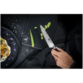 Zwilling 30571-141-0 Cuchillo de Chef Tanrei 14 cm de Acero Inoxidable con Mango Marrón