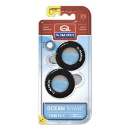 Ambientador para Coche Dr Marcus FRESH POINT OCEAN BRAVE Océano 2,5 ml Plástico (2 Unidades)