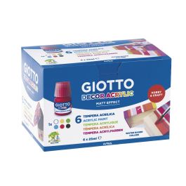 Témperas Giotto Decor Multicolor Blanco 25 ml (6 Piezas) Precio: 8.49999953. SKU: S8408456
