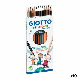 Lápices de colores Giotto Stilnovo Skin Tones Multicolor (10 Unidades)
