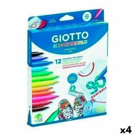 Set de Rotuladores Giotto Decor Textile Multicolor (4 Unidades) Precio: 33.94999971. SKU: B12WA2HRKH