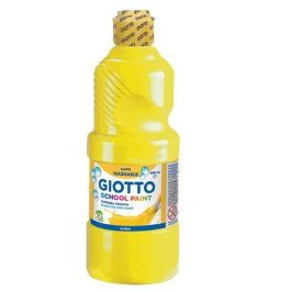 Témpera Giotto School Amarillo 500 ml Lavable (6 Unidades)