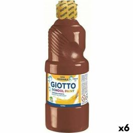 Témpera Giotto Marrón 500 ml (6 Unidades)