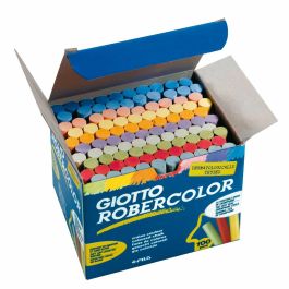 Tizas Giotto Robercolor Multicolor (100 Piezas) Antipolvo 100 Piezas