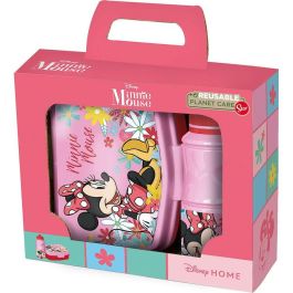 Set de Fiambrera y Bidón Minnie Mouse CZ11278 380 ml 17 cm Plástico