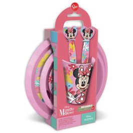 Set de Menaje Infantil Minnie Mouse CZ11312 Rosa 5 Piezas