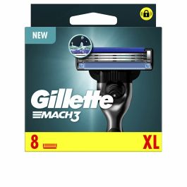 Cuchilla de Afeitar Gillette Mach 3 (8 Unidades) Precio: 17.95000031. SKU: B1GFLHX3TC