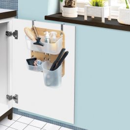 Organizador para baño colgante bambú l 36,5x28x10cm jobgar