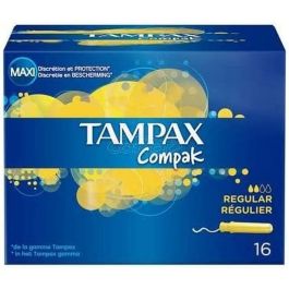 Tampones Regulares COMPAK Tampax 16 Unidades Producto Bixoto.com. Precio: 5.4090905000000005. SKU: S4610665