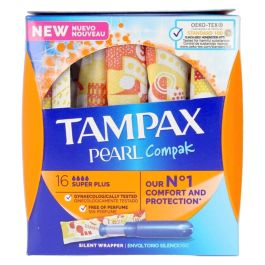 Tampax Pearl compak tampón super plus 16 u Precio: 4.25454536. SKU: B13GHXJQDJ