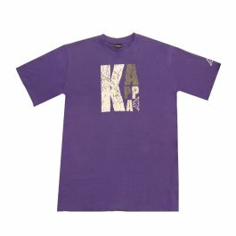 Camiseta de Fútbol de Manga Corta Hombre Kappa Sportswear Logo Morado