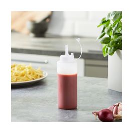 Botellin para salsas de plastico 370 ml