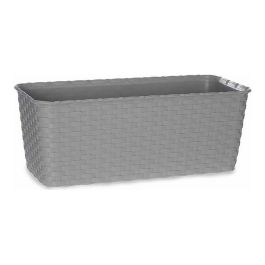 Jardinera Natural Reser Agua 30Cm Gris Stefanplast (12 Unidades) Precio: 39.79000058. SKU: S3610100