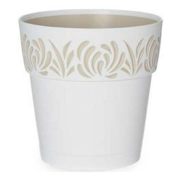 Maceta Plastico 15 Cm Gaia Blanca Stefanplast (12 Unidades) Precio: 27.50000033. SKU: S3610132