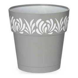 Maceta Plastico 20 Cm Gaia Gris Stefanplast (12 Unidades) Precio: 35.99000042. SKU: S3610138