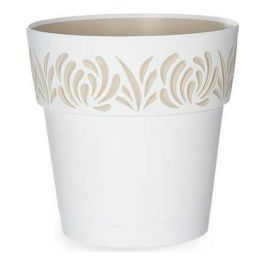 Maceta Plastico 25 Cm Gaia Blanca Stefanplast (6 Unidades) Precio: 32.49999984. SKU: S3610140