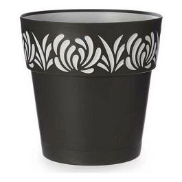 Maceta Plastico 30 Cm Gaia Antracita Stefanplast (6 Unidades) Precio: 43.49999973. SKU: S3610145