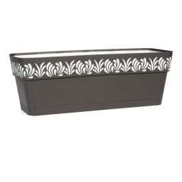 Jardinera Plastico 50Cm Gaia Antracita Stefanplast (12 Unidades) Precio: 89.49999982. SKU: S3610153