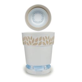 Maceta Plastico 25 Cm Cloe Blanca Stefanplast (6 Unidades) Maceta Plastico 25 Cm Cloe Blanca Stefanplast (6 Unidades)