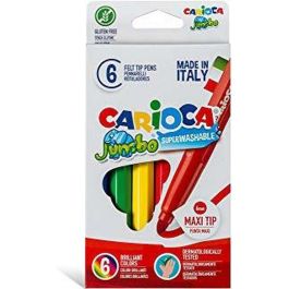 Carioca Rotulador jumbo punta maxi colores - caja de 6 Precio: 1.9499997. SKU: B1CLGER6DH