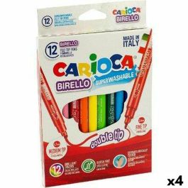 Set de Rotuladores Carioca Birello 12 Piezas Multicolor Doble punta (12 Piezas) (4 Unidades) Precio: 16.94999944. SKU: S8424143