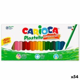 Ceras de colores Carioca Plastello Multicolor (54 Unidades) Precio: 150.94999986. SKU: B196WXGZP2