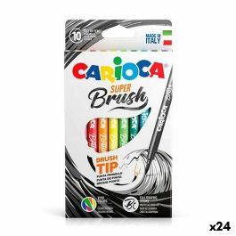 Set de Rotuladores Carioca Super Brush Multicolor 10 Piezas (24 Unidades) Precio: 99.95000026. SKU: B19DVANJEQ