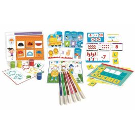 Juego de actividades infantiles de prescolar. incluye pinturas lavables y muchos rotuladores. 38x28,5x7,5cm