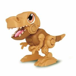 Juego construcción dino bot t-rex. fácil de montar gracias a las herramientas incluidas 20x20x6 cm