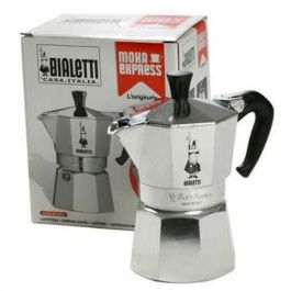 Cafetera Italiana Bialetti Moka Express Plateado Aluminio 12 Tazas 0,75 L Cafetera Italiana Bialetti Moka Express Plateado Aluminio 12 Tazas 0,75 L