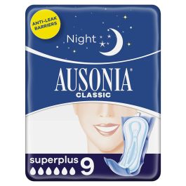 Compresas Para la Noche Ausonia Super Plus 9 Unidades Precio: 2.7181814. SKU: S05108996