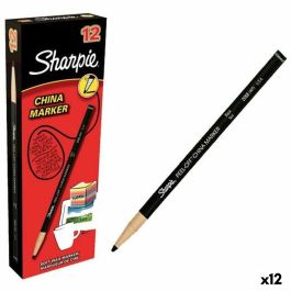 Marcador Sharpie China Permanente Negro 12 Piezas (12 Unidades) (1 unidad) Precio: 28.9500002. SKU: B19T5NCMR7