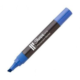 Sharpie Marcador Permanente W10 Punta Biselada Azul Caja 12 Ud Precio: 8.90000012. SKU: S8417505