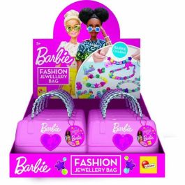 Kit Creación de Pulseras Lisciani Giochi Barbie Fashion jewelry bag Plástico (12 Piezas)