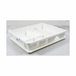 Escurreplatos con bandeja Scolap. Blanco 47x38 cm - Tontarelli (12 Unidades)