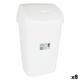 Cubo de basura Tontarelli Aurora Blanco (8 Unidades)
