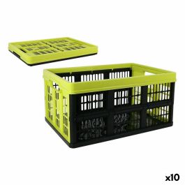 Caja Plegable con Asas Tontarelli Voilà Verde 53 x 37 x 27 cm (10 Unidades)
