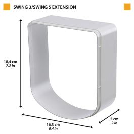 Ferplast Extension puerta swing 3 white