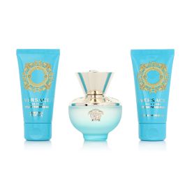 Set de Perfume Mujer Versace EDT Dylan Turquoise 3 Piezas