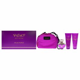 Versace Dylan Purple Xmas Set EDP 100 mL + Gel de Baño 100 mL + Loción Corporal 100 mL Versace Dylan Purple Xmas Set EDP 100 mL + Gel de Baño 100 mL + Loción Corporal 100 mL