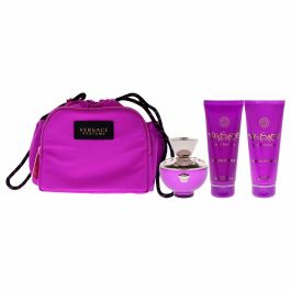 Versace Dylan Purple Xmas Set EDP 100 mL + Gel de Baño 100 mL + Loción Corporal 100 mL Versace Dylan Purple Xmas Set EDP 100 mL + Gel de Baño 100 mL + Loción Corporal 100 mL
