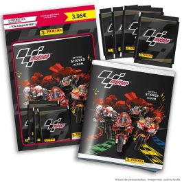 Set de cromos Panini Moto GP Starter Pack Álbum de cromos 4 Sobres (Francés)