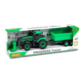 Polesie 91840 Tractor Infantil Verde con Pala Cargador Frontal y Remolque Basculante Desmontable para Niños +3 Años Polesie 91840 Tractor Infantil Verde con Pala Cargador Frontal y Remolque Basculante Desmontable para Niños +3 Años
