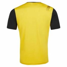 Camiseta de Manga Corta Hombre La Sportiva Tracer Amarillo Negro