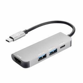 Hub USB-C Celly Prohub Gris (1 unidad) Precio: 58.94999968. SKU: S7804899