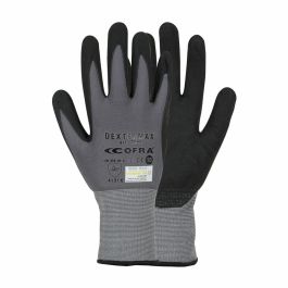 Guantes de Trabajo Cofra Dextermax Gris Nailon Nitrilo Precio: 3.50000002. SKU: S7918985